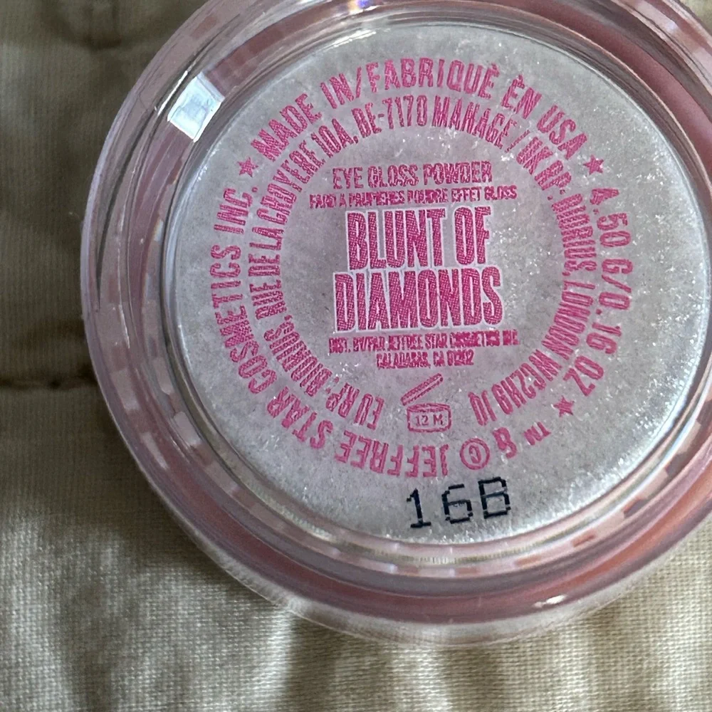 Jeffree Star Supreme Highlighting Powder Money Honey Eye Gloss Blunt Of Diamond
